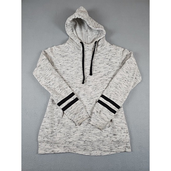 J. America Tops - J. America Women's Size Small Pullover Hoodie White & Black Vintage Y2K